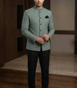 Pista color imported jodhpuri for men | premium designer bandhgala ethnic wear