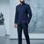 Blue color knitted jodhpuri for men | premium designer bandhgala ethnic wear