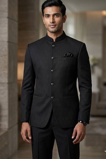 Black color jodhpuri for men | premium designer bandhgala ethnic wear