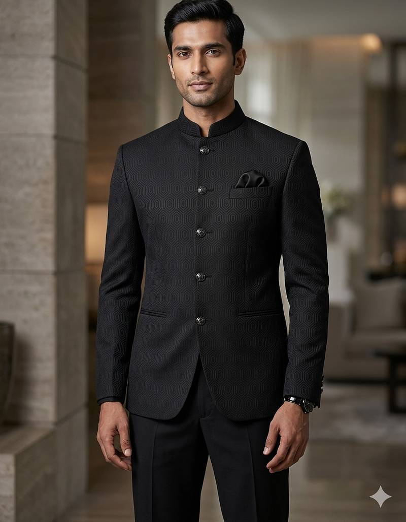 Black color jodhpuri for men | premium designer bandhgala ethnic wear