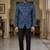 Blue color velvet jodhpuri for men | premium designer bandhgala ethnic wear