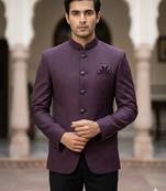 Wine color party wear jodhpuri for men | premium designer bandhgala ethnic wear