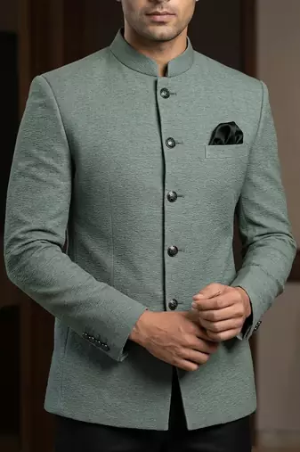 Pista color imported jodhpuri for men | premium designer bandhgala ethnic wear