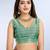 light green colour Ready to wear abstract printed erode anmol silk saree with designer unstitched  blouse
