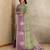 green colour Ready to wear abstract printed erode anmol silk saree with designer unstitched  blouse