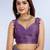 lavender colour Ready to wear abstract printed erode anmol silk saree with designer unstitched  blouse