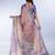 lavender colour Ready to wear abstract printed erode anmol silk saree with designer unstitched  blouse