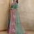 green colour Ready to wear abstract printed erode anmol silk saree with designer unstitched  blouse