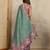 green colour Ready to wear abstract printed erode anmol silk saree with designer unstitched  blouse