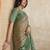 brown colour Ready to wear abstract printed erode anmol silk saree with designer unstitched  blouse