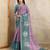 purple colur Ready to wear abstract printed erode anmol silk saree with designer unstitched  blouse