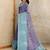 purple colour Ready to wear abstract printed erode anmol silk saree with designer unstitched  blouse