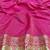 Light green zari woven banarasi silk blend saree with blouse piece