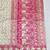 Cream zari woven banarasi silk blend saree with blouse piece