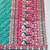 Blue zari woven banarasi silk blend saree with blouse piece