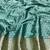 Light blue zari woven banarasi silk blend saree with blouse piece