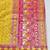 Gold zari woven banarasi silk blend saree with blouse piece