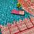 Rama zari woven banarasi silk blend saree with blouse piece