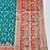 Rama zari woven banarasi silk blend saree with blouse piece