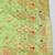 Pista zari woven paithani silk blend saree with blouse piece
