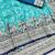 Light blue zari woven banarasi silk blend saree with blouse piece