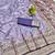 Light purple zari woven banarasi silk blend saree with blouse piece