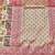 Light green zari woven patola silk blend saree with blouse piece