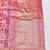 Pinkzari woven patola silk blend saree with blouse piece