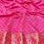 Pinkzari woven patola silk blend saree with blouse piece