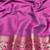 Green zari woven banarasi silk blend saree with blouse piece