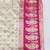 Cream zari woven banarasi silk blend saree with blouse piece