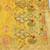 Gold zari woven paithani silk blend saree with blouse piece