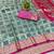 Blue zari woven banarasi silk blend saree with blouse piece