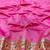 Blue zari woven banarasi silk blend saree with blouse piece