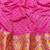 Gold zari woven patola silk blend traditional saree with blouse piece