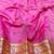 Yellow zari woven banarasi silk blend saree with blouse piece