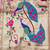 Pink zari woven paithani organza silk blend traditional saree with blouse piece