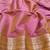 Multicolor pista zari woven paithani silk blend saree with blouse piece
