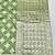 Pista zari woven banarasi silk blend saree with blouse piece