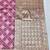 Magenta zari woven banarasi silk blend saree with blouse piece