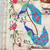 Grey zari woven paithani organza silk blend traditional saree with blouse piece