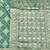 Sea green zari woven banarasi silk blend saree with blouse piece
