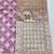 Purple zari woven banarasi silk blend saree with blouse piece
