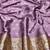 Purple zari woven banarasi silk blend saree with blouse piece