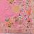 Pink zari woven banarasi silk blend saree with blouse piece
