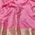 Pink zari woven banarasi silk blend saree with blouse piece
