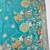 Light blue zari woven banarasi silk blend saree with blouse piece