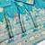 Light blue zari woven banarasi silk blend saree with blouse piece