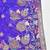 Purple zari woven banarasi silk blend saree with blouse piece