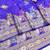 Purple zari woven banarasi silk blend saree with blouse piece